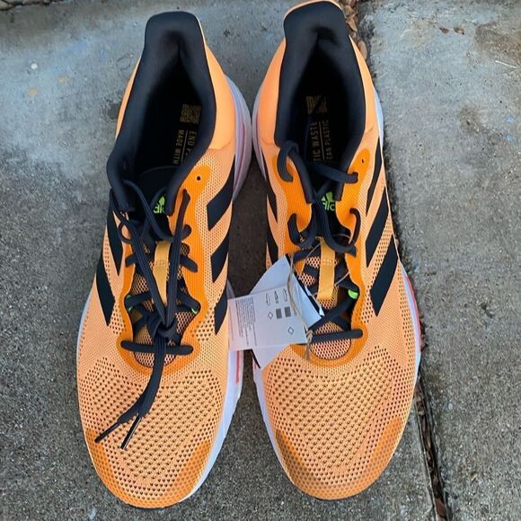 ADIDAS Solarglide 5 Shoes Men\'sAthletic Running Sneaker Shoe Orange Black GX5470 main image 7